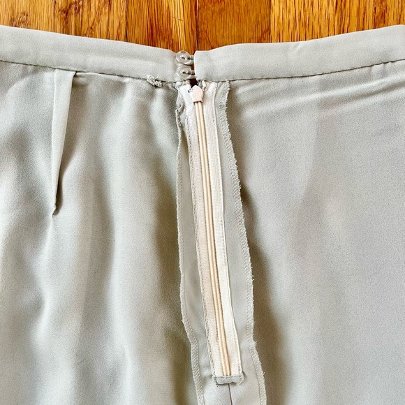 VARUN BAHL WOMEN ANTHROPOLOGIE ICEFALL GRAY SKIRT RUFFLES SIZE 2 - Picture 9 of 16